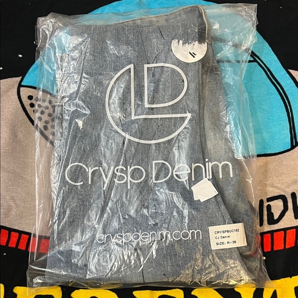 Crysp denim jeans black splatter size 36 - Picture 11 of 11